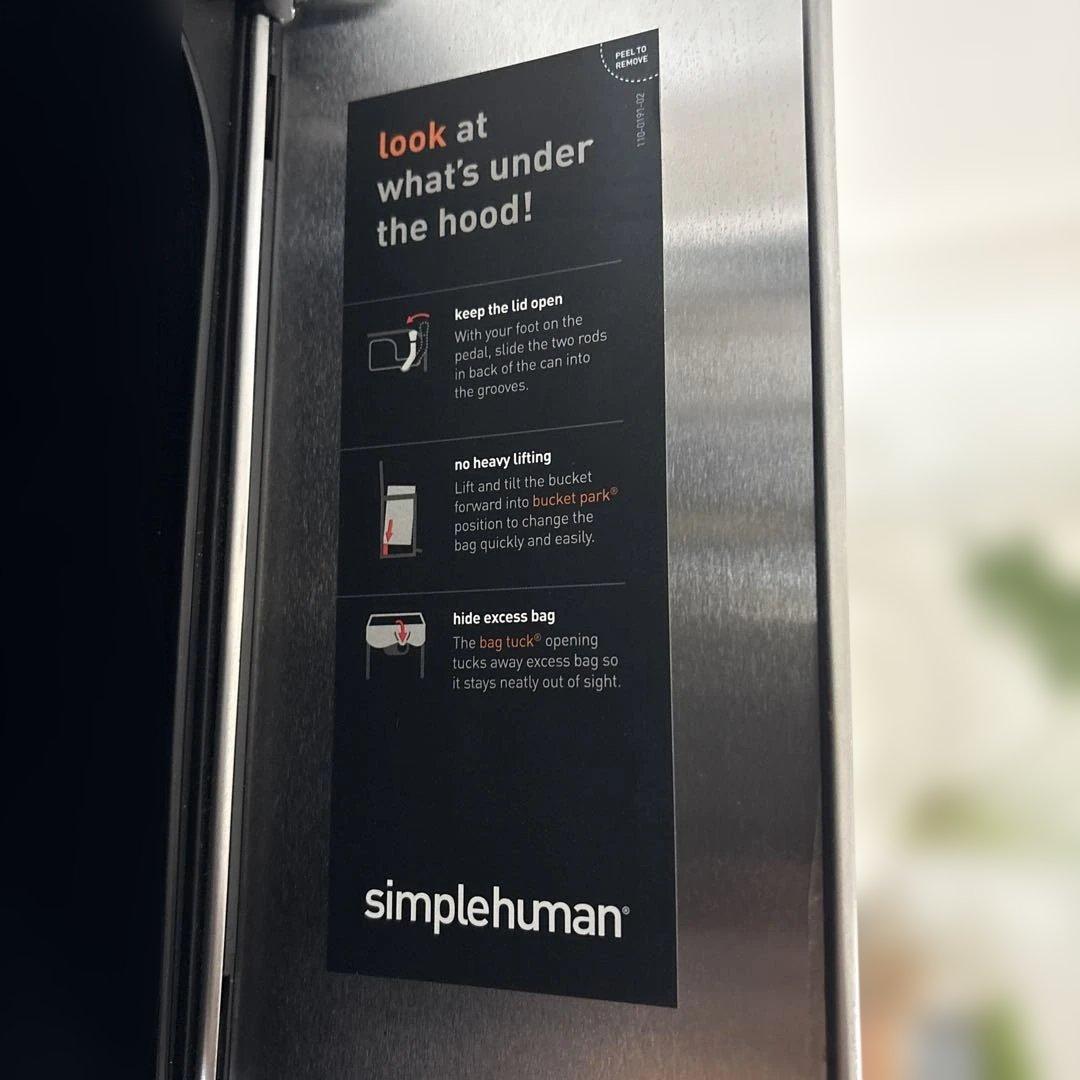 simple human シンプルヒューマン　ペダル式ごみ箱