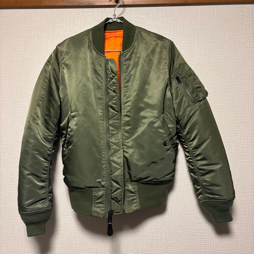 Alpha MA-1ジャケット オリーブグリーン