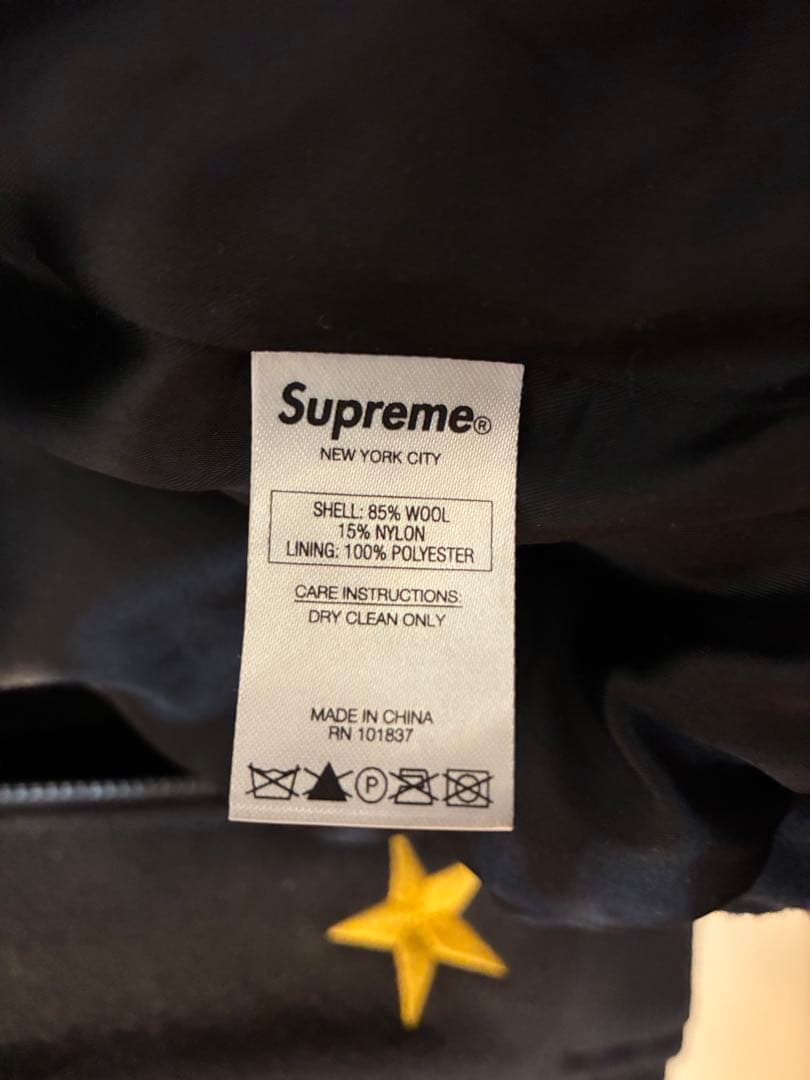 ジャケット・アウター Supreme Stars Zip Stadium Jacket 16aw