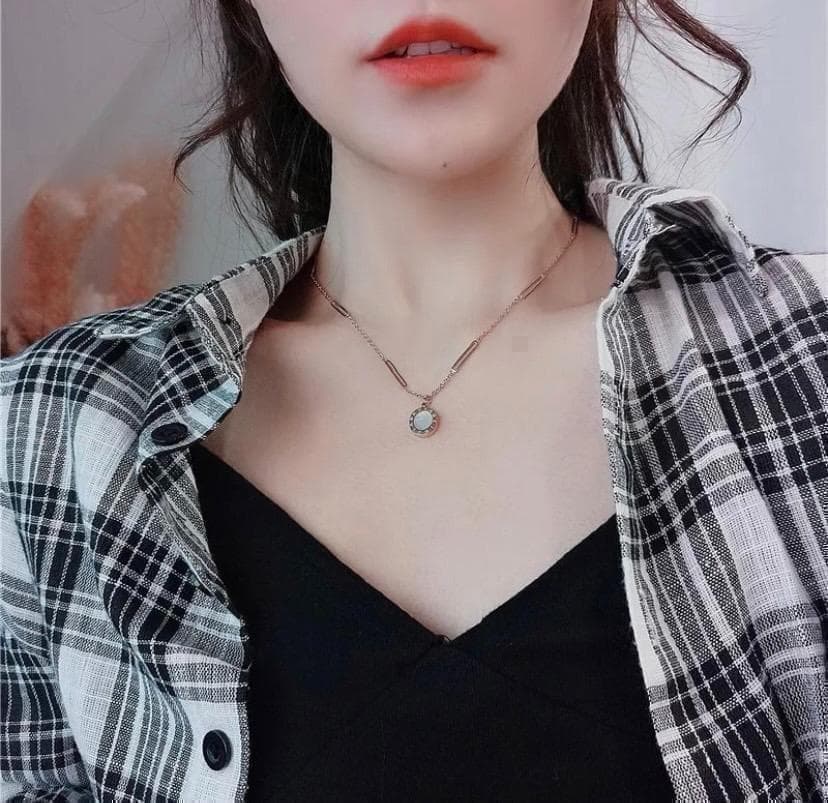 414 ローズゴールド ネックレス リバーシブル アクセサリー ジュエリー