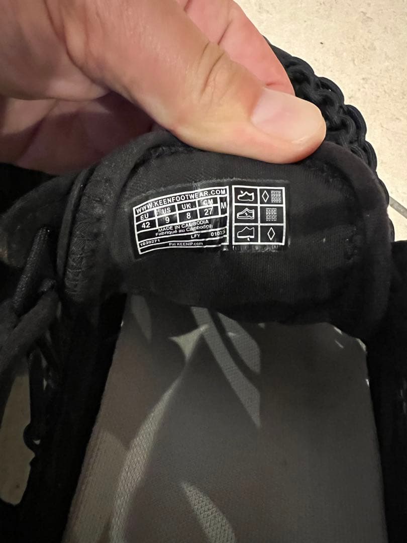 keen メンズ ユニーク ダブルケー　27.0