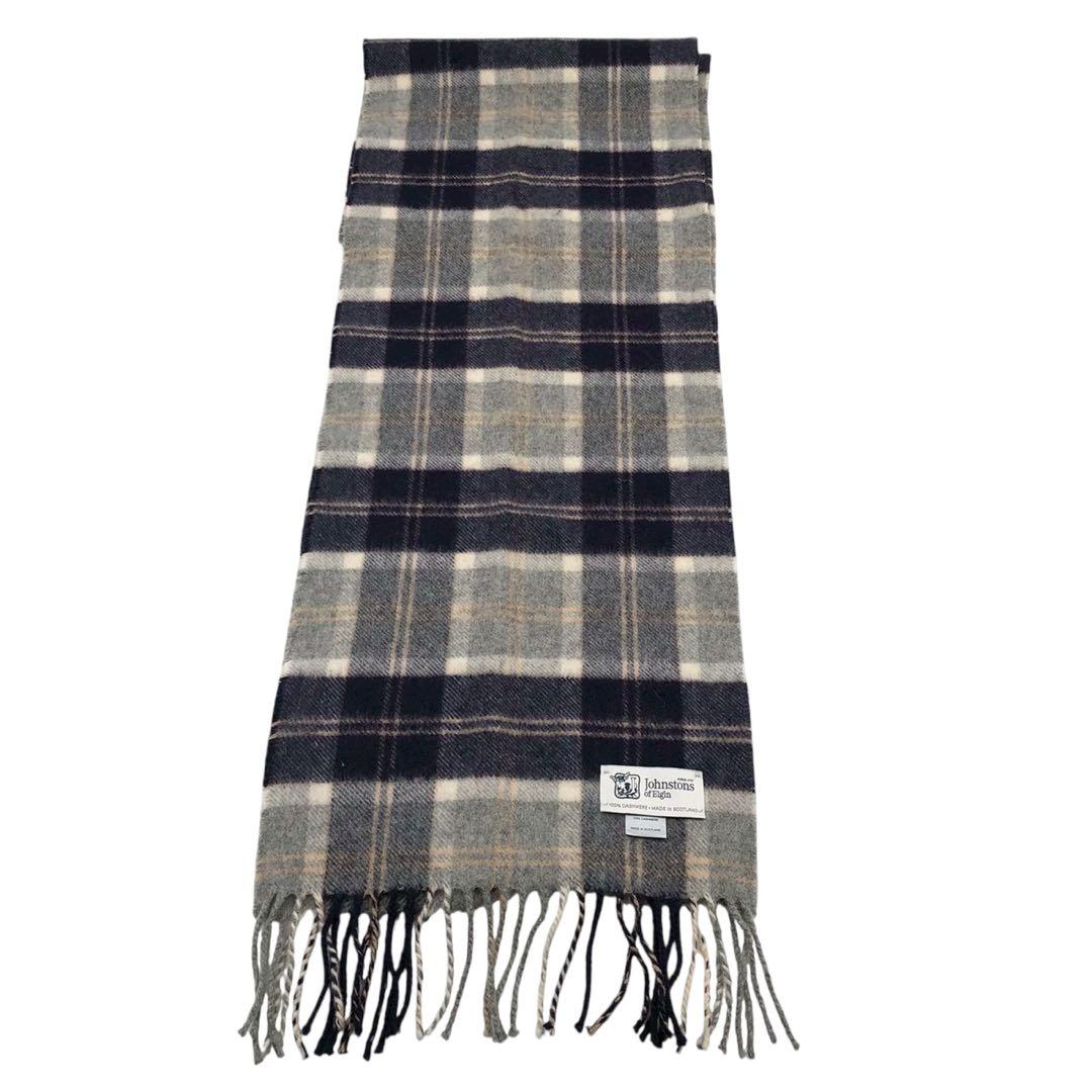 美品◎カシミア100%◎Johnstons of Elgin マフラー ストール