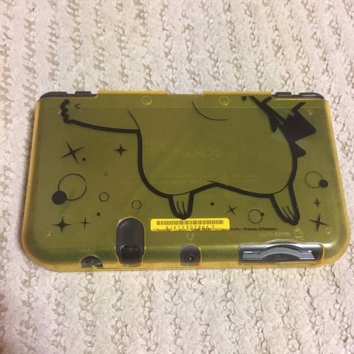 任天堂 3DS LL 本体 ピカチュウ シール バージョン カバー無し