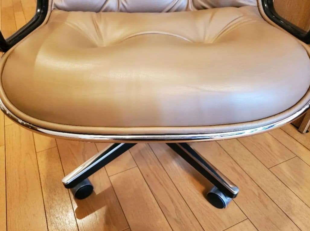【専用】knoll ポロックチェア 4本脚 キャスター レザー本革オフィスチェア