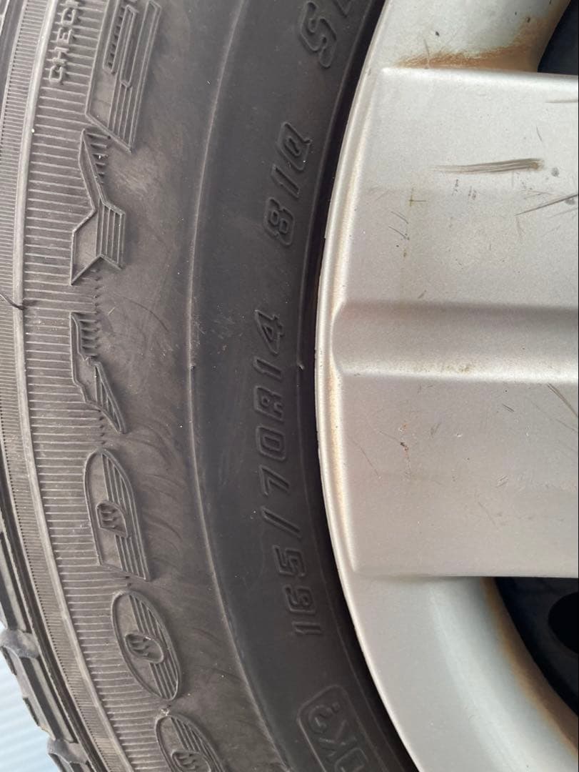 14インチ ホイール 165/70R14 タイヤセット