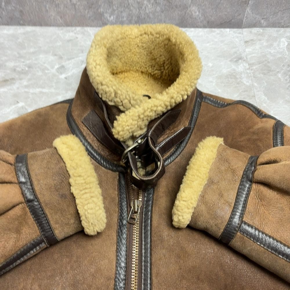 名作 80s B-3 Flight Jacket M ムートンジャケット ボア
