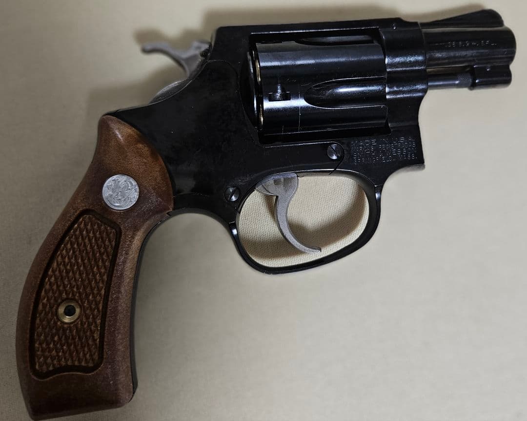 タナカ　S&W Model 36 ガスガン スティールジュピターフィニッシュ仕様