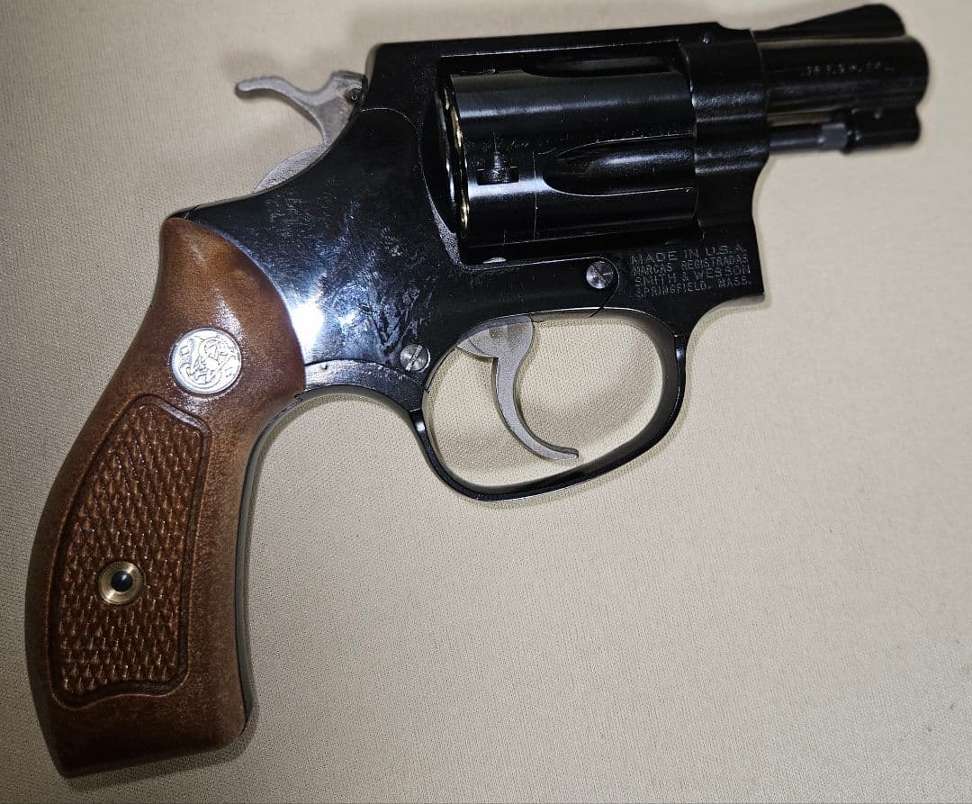 タナカ　S&W Model 36 ガスガン スティールジュピターフィニッシュ仕様