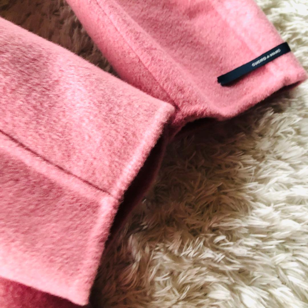 現行モデル✨美品 マックスマーラ ベルテッドコート クチートアマーノ ピンク M