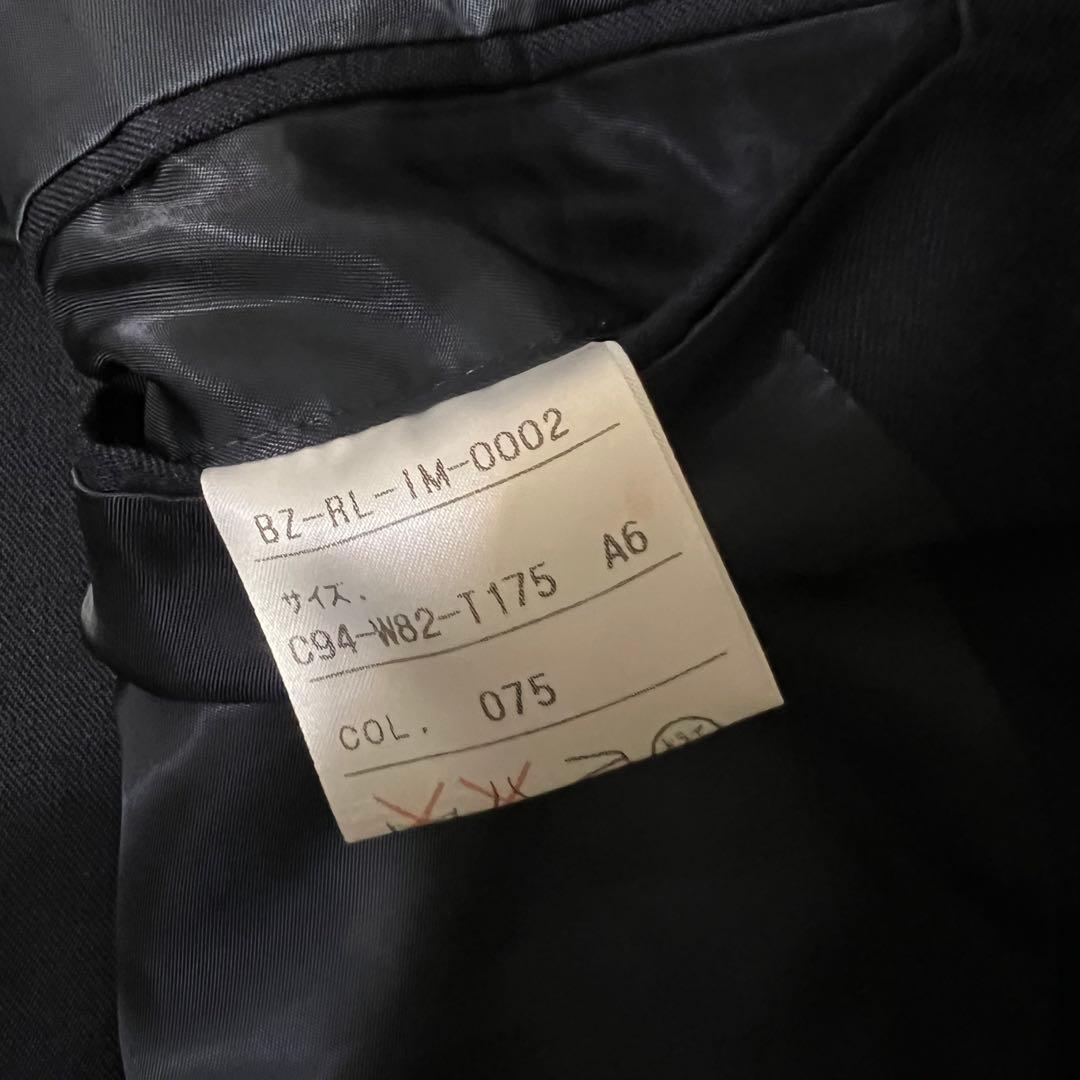 未使用タグ付 ポロバイラルフローレン 紺ブレ 金ボタン テーラードジャケット