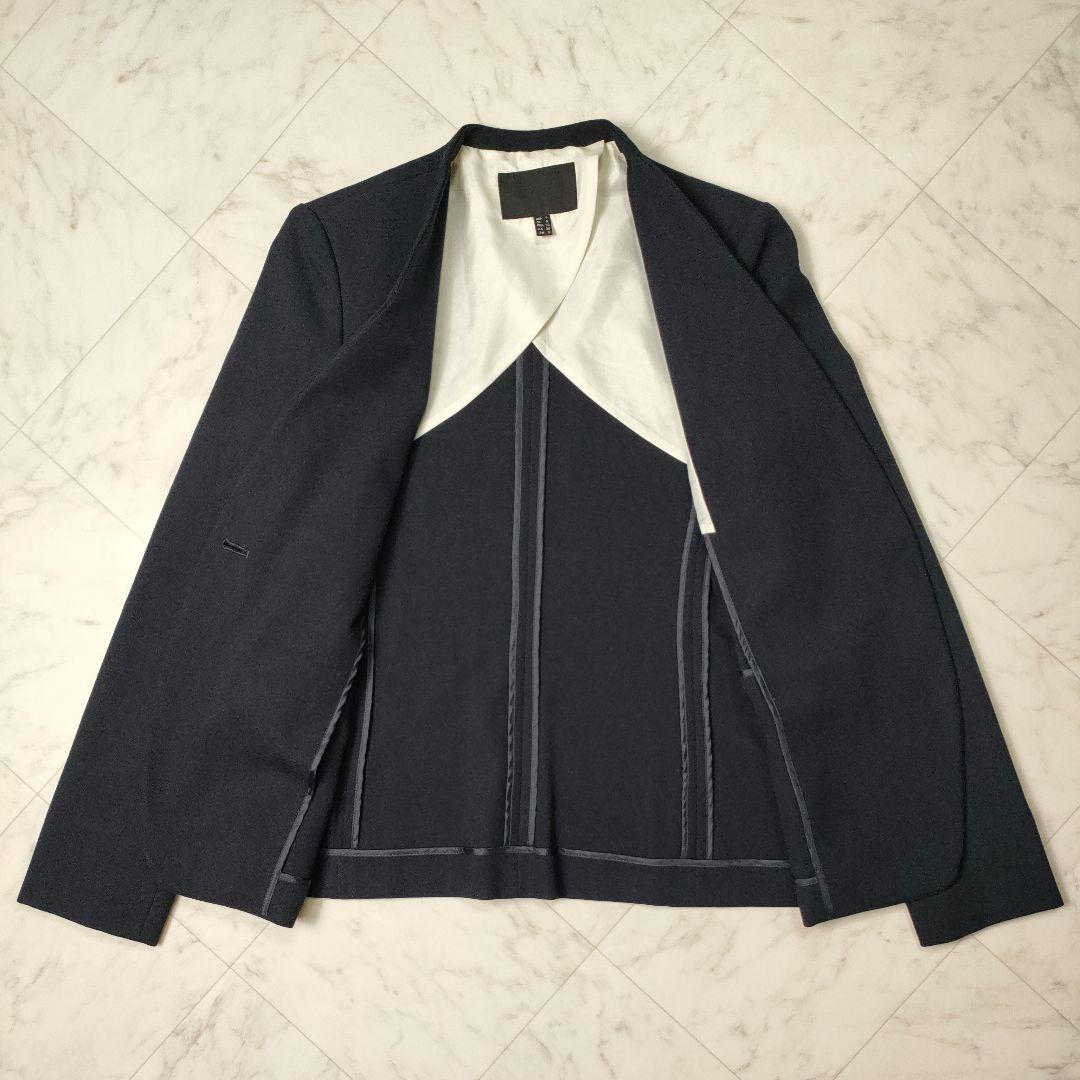 ICB Warm ette ノーカラー ジャケット スカート