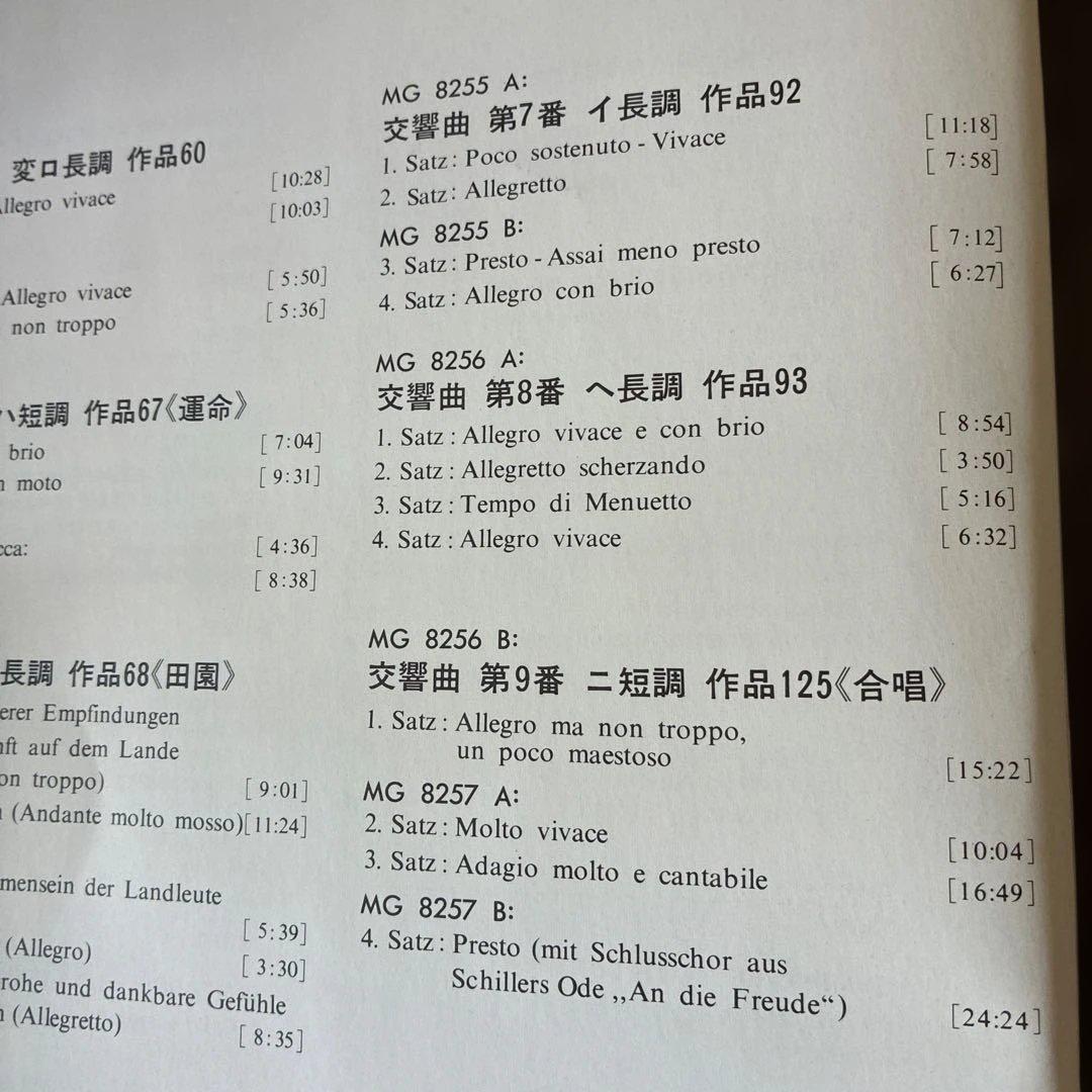 新春セール LP ベートーヴェン交響曲全集 カラヤン ベルリン 1975