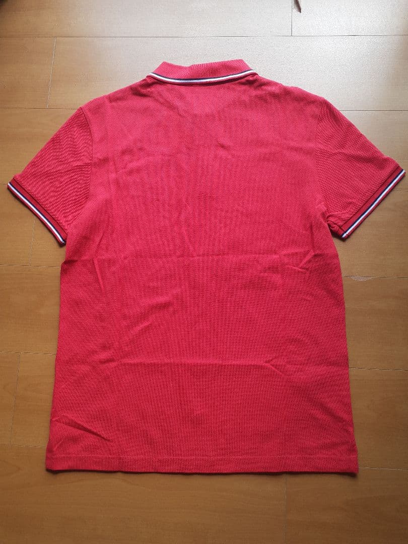 MONCLER レッド ポロシャツ L