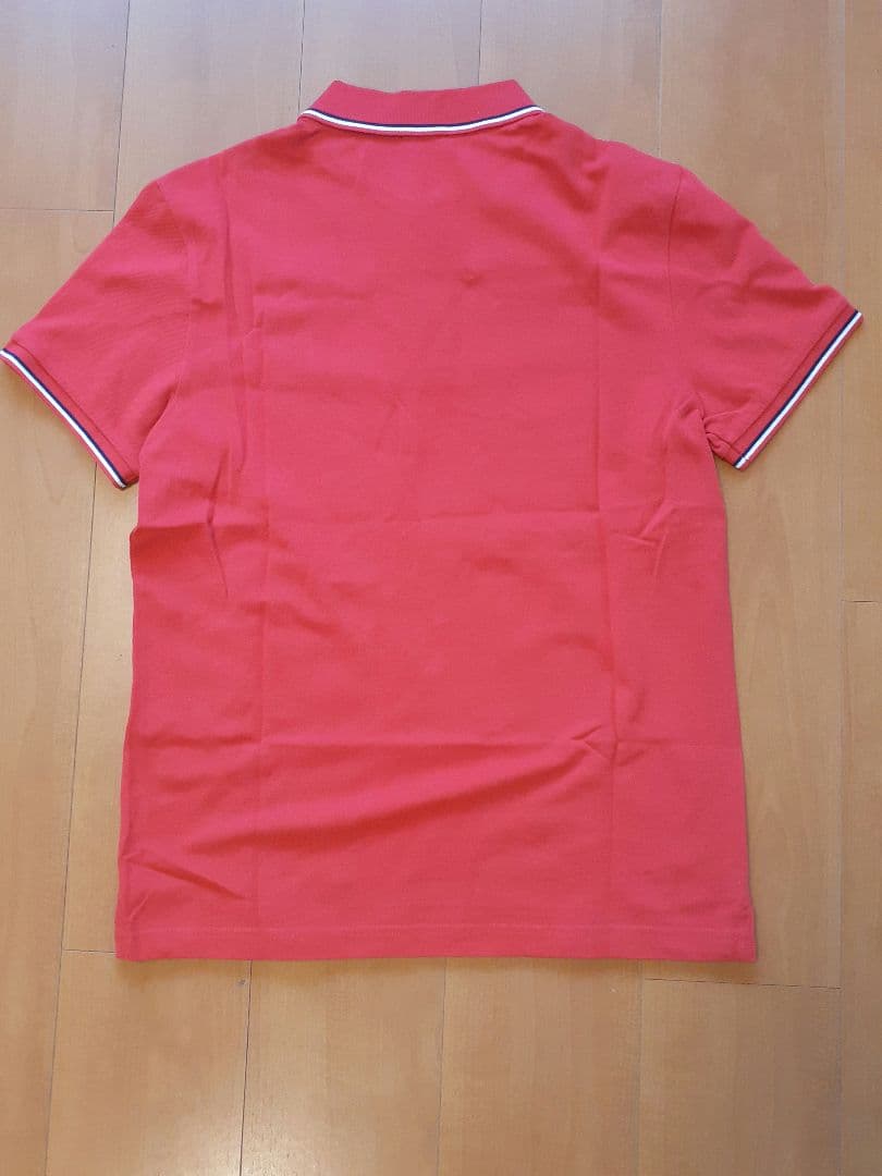 MONCLER レッド ポロシャツ L