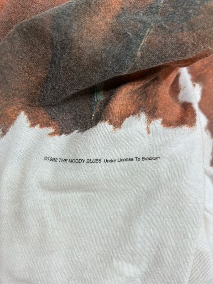 ビンテージ90's MOODY BLUES 1992年ツアーTシャツ白