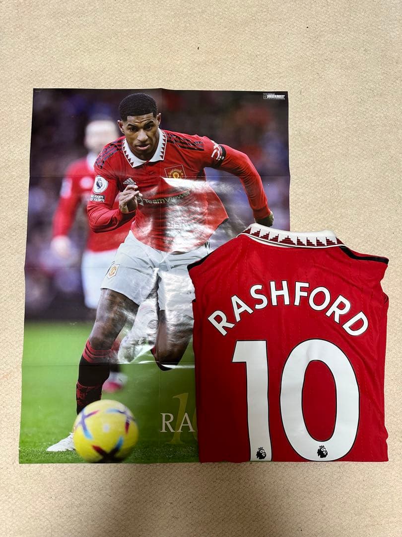 マンチェスター・ユナイテッド RASHFORD 10 ユニフォーム ポスター付き