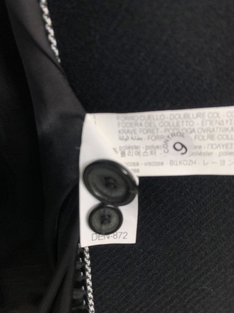 ZARA ウールコート　ブラック