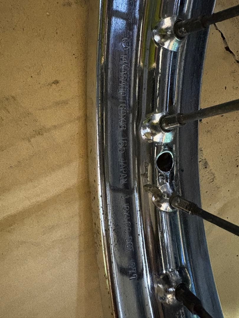 GS400 前後ホイール　スポーク　ダブル対応らしいです笑