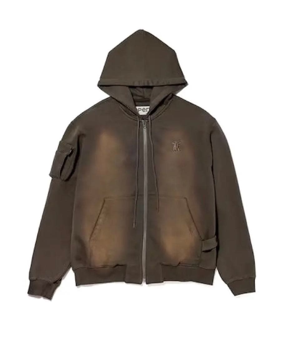 正規品 OPEN YY POCKET WASHED BOX HOODIE