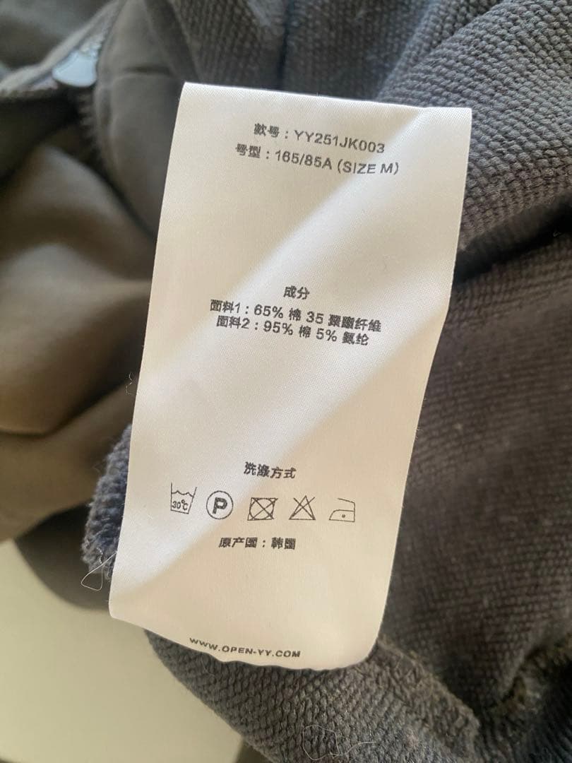 正規品 OPEN YY POCKET WASHED BOX HOODIE