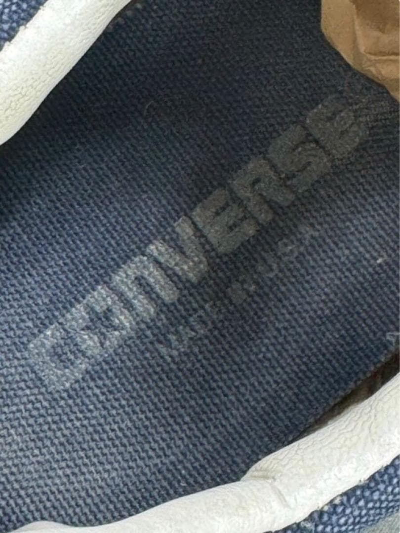 USA製 コンバース ワンスター ネイビーキャンバス US8 26.5㎝