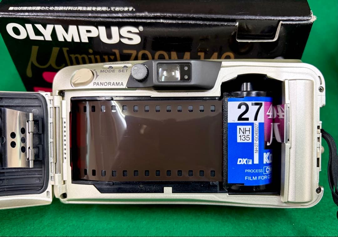 オリンパス OLYMPUS μ ZOOM140 DELUXE フィルムカメラ