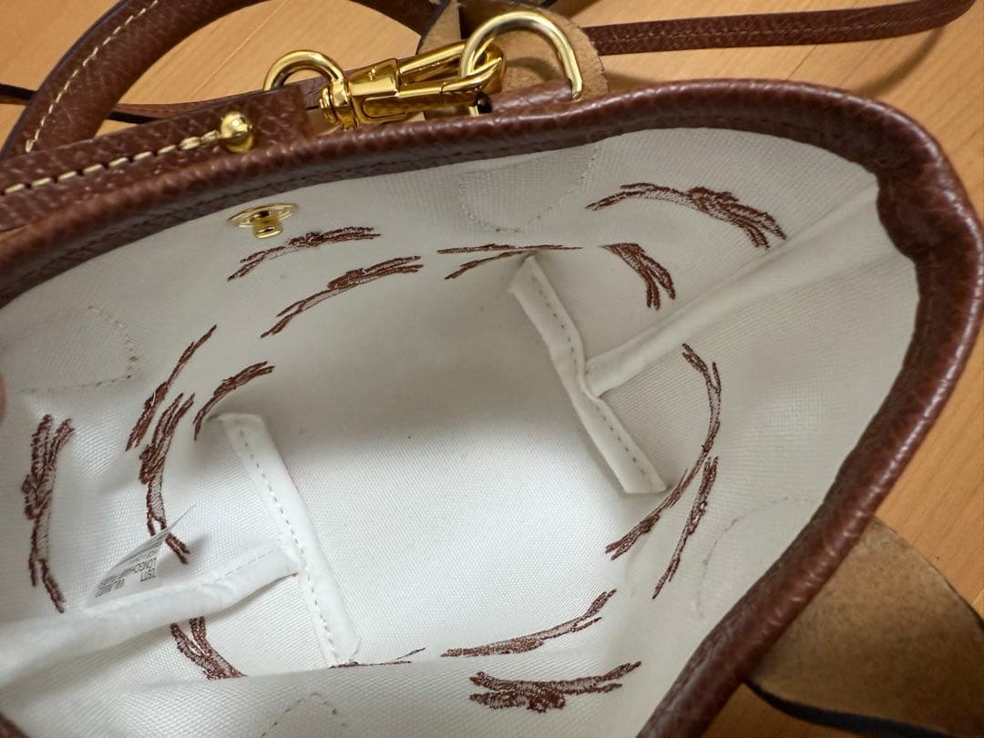 【美品】Longchamp ロンシャン ルパニエ　バスケットバッグ かごバッグ