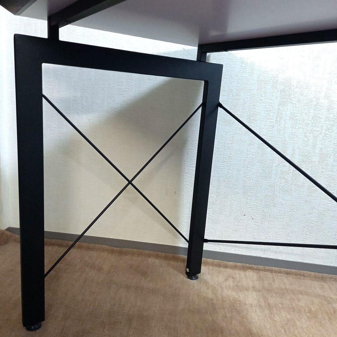 デスク　パソコンデスク　ニトリ　サーヤ　幅120×縦60×高76　ダークブラウン