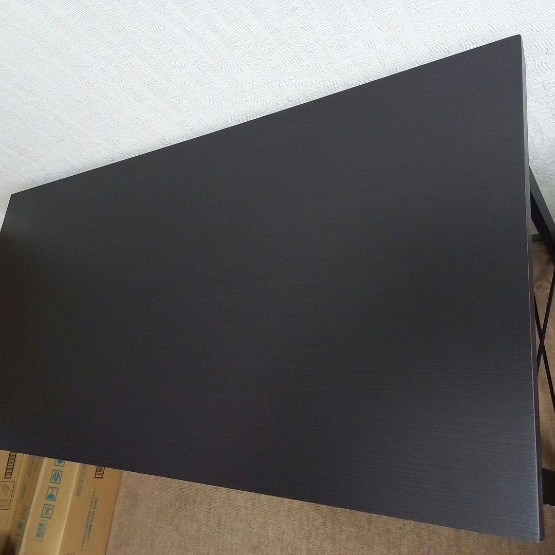 デスク　パソコンデスク　ニトリ　サーヤ　幅120×縦60×高76　ダークブラウン