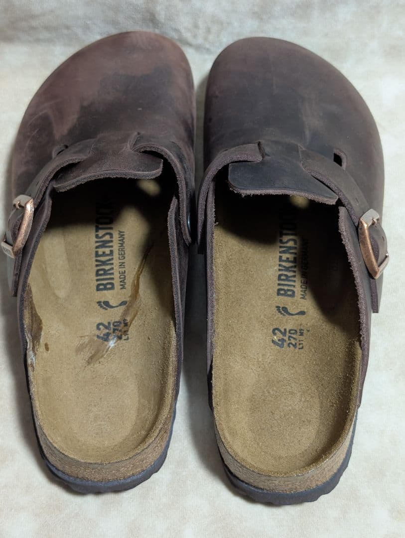 【未使用品/特価】BIRKENSTOCKボストンオイルドレザー