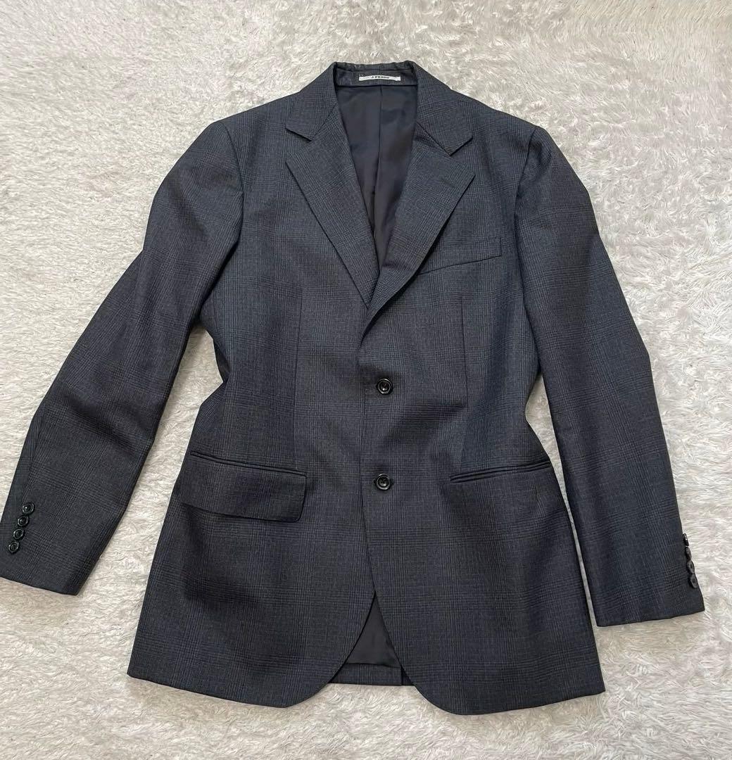 ほぼ新品 J.PRESS スーツセットアップ シルク混　XL グレー
