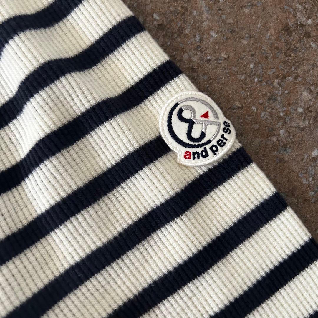 アンパスィ and per se メンズ　長袖　ボーダー