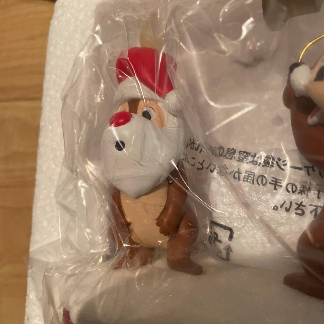 塗りチェック済み☆チップ＆デール☆LEDライト☆DISNEY CHRISTMAS