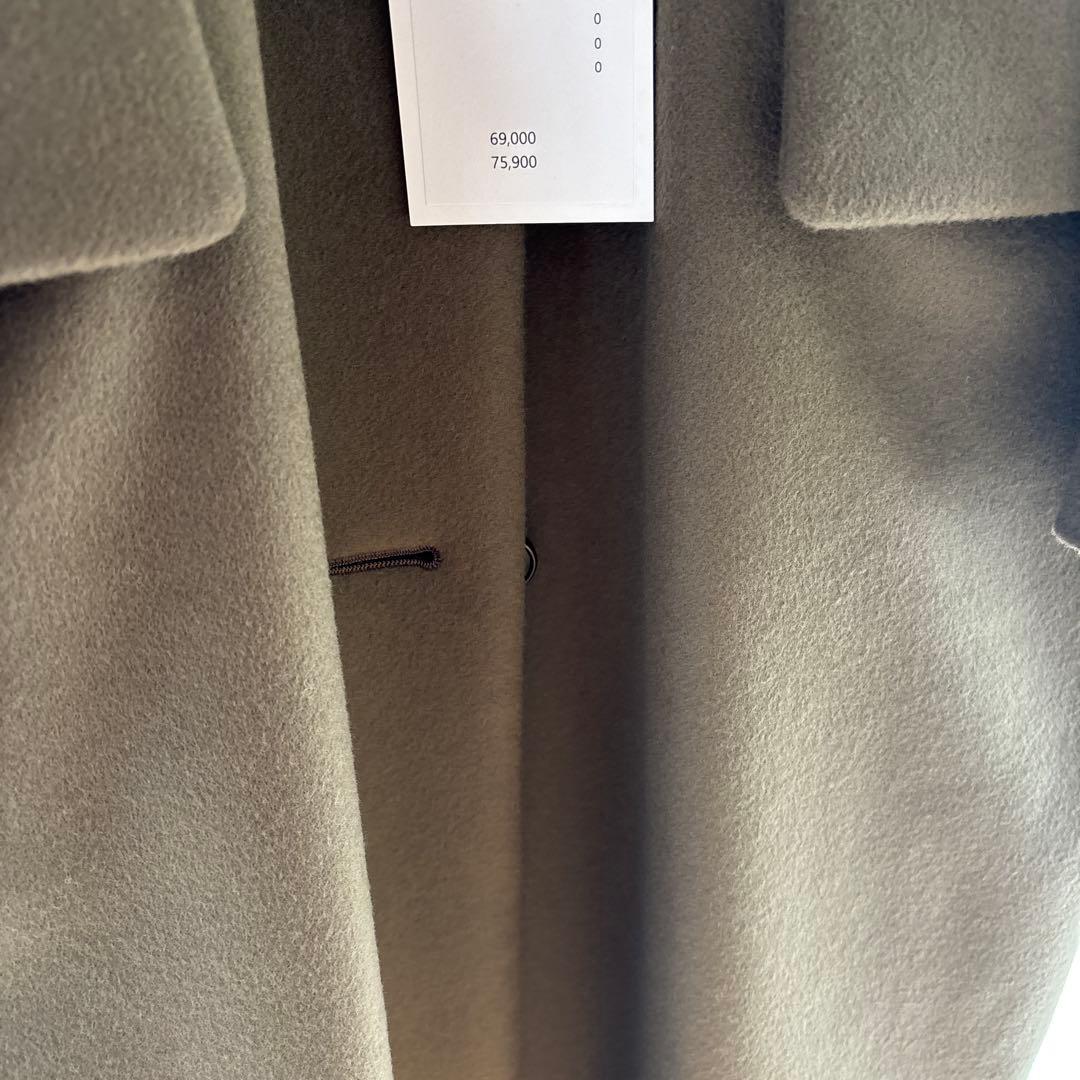 SACRA ASH KHAKI チェスターコート 38 サクラ