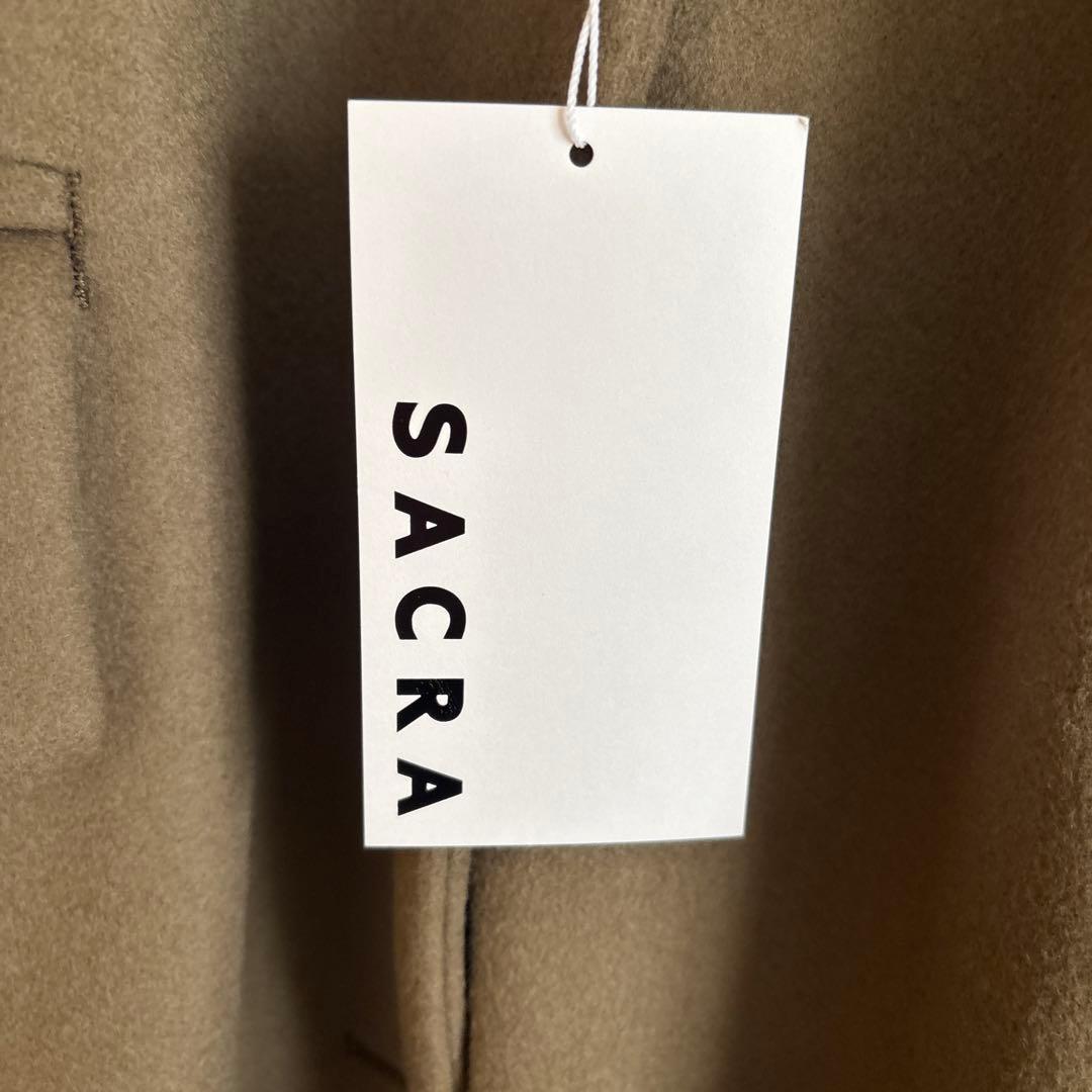SACRA ASH KHAKI チェスターコート 38 サクラ