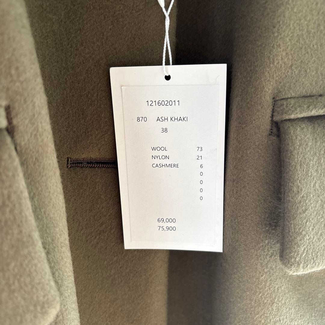 SACRA ASH KHAKI チェスターコート 38 サクラ