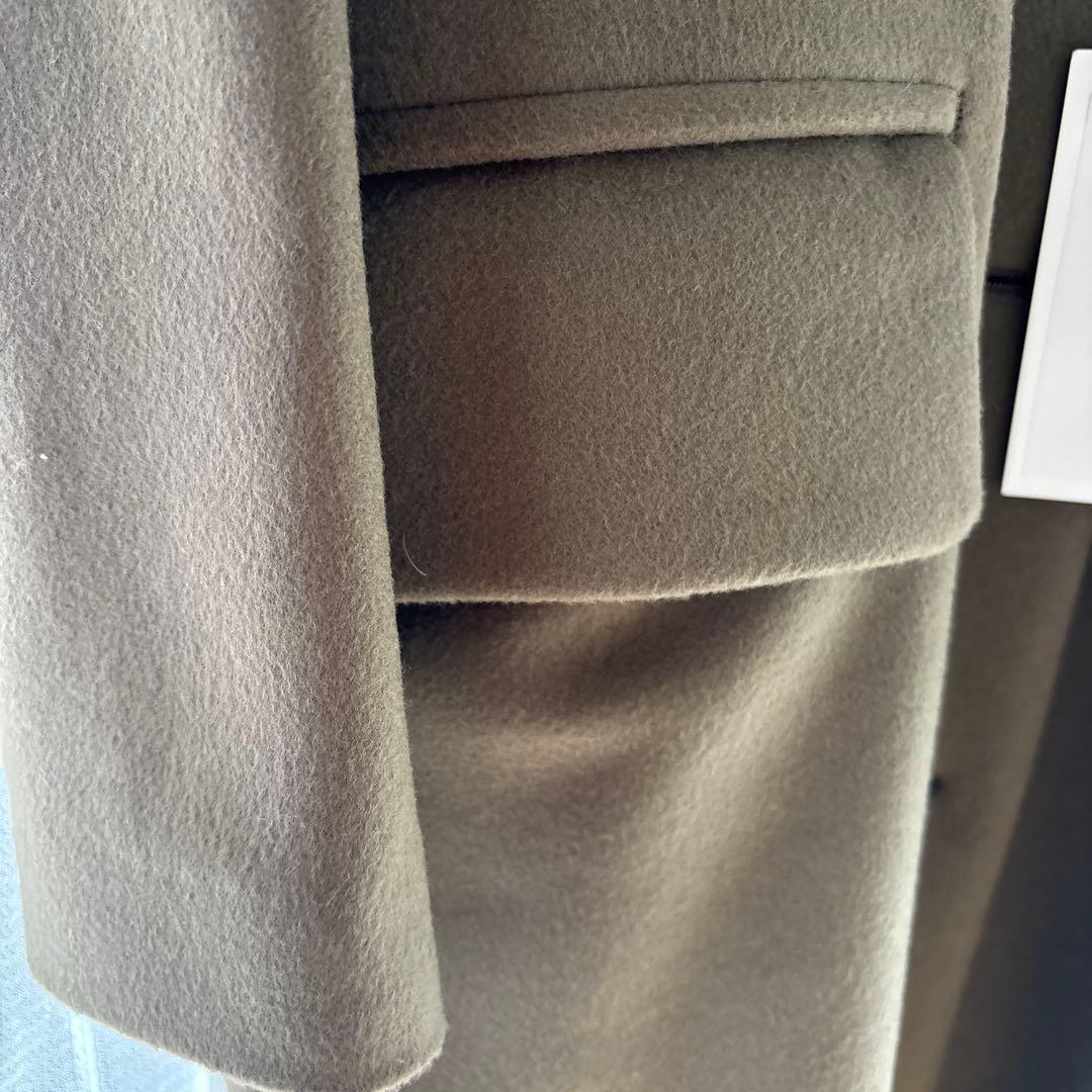 SACRA ASH KHAKI チェスターコート 38 サクラ