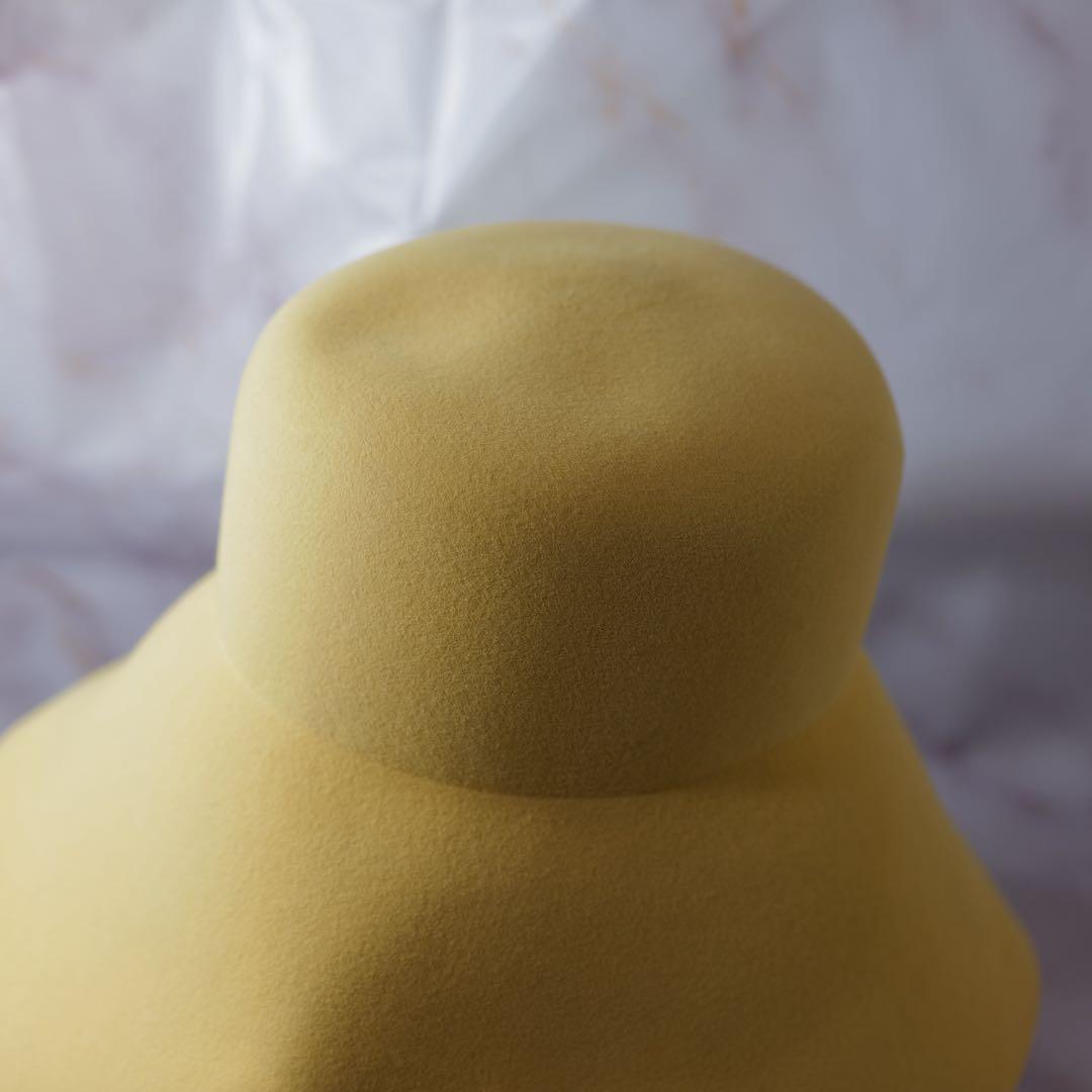 ニナリッチ 高級 ウールハット ハイバケットハット 希少