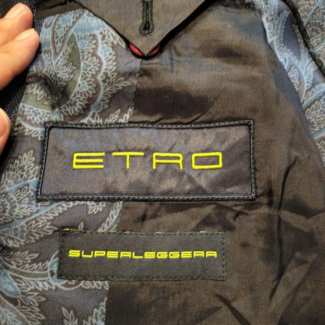 難あり　ETRO ストライプ柄 セットアップスーツ　エトロ