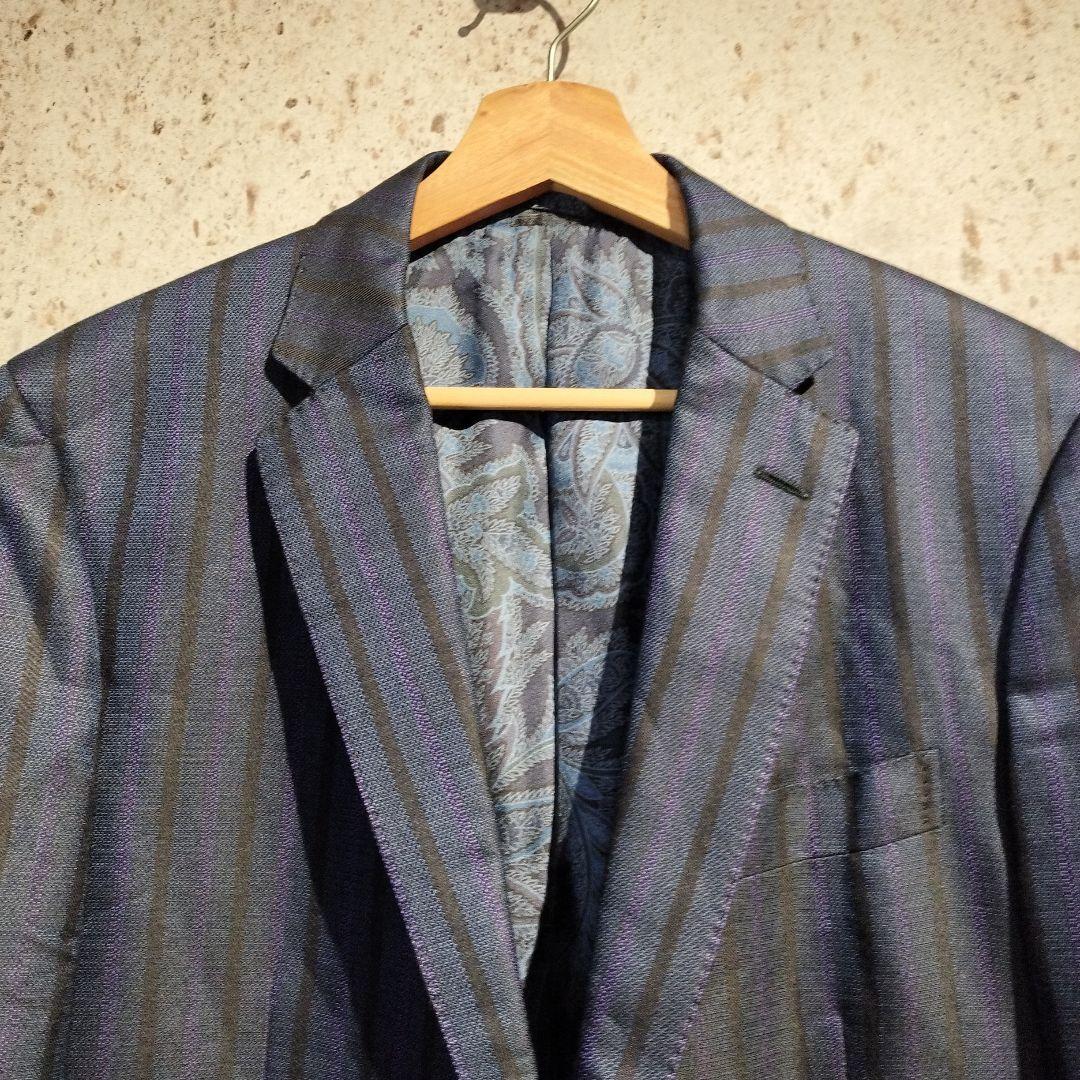 難あり　ETRO ストライプ柄 セットアップスーツ　エトロ