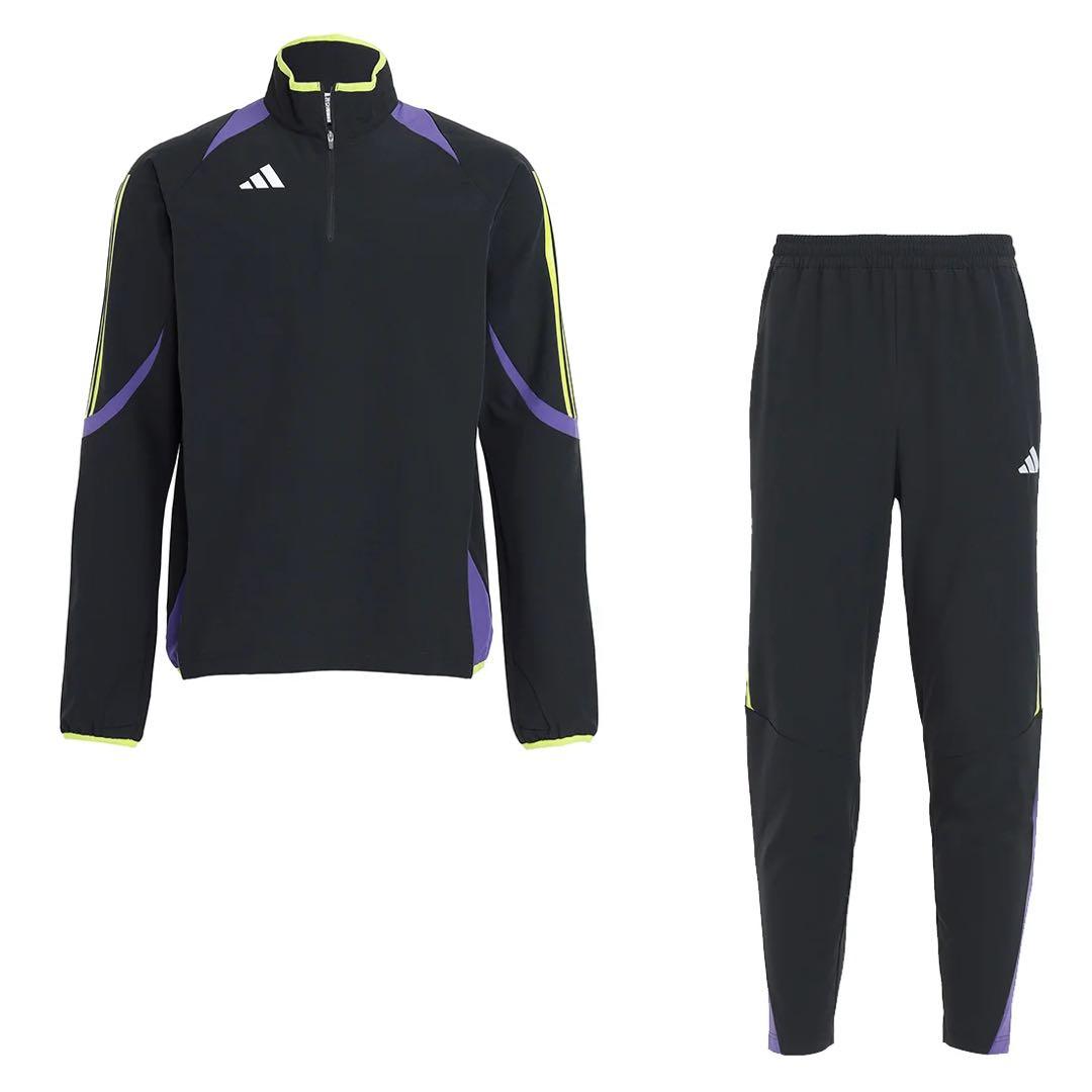 新品割安 adidas アディダス プラクティス ウォームアップ 上下セット M