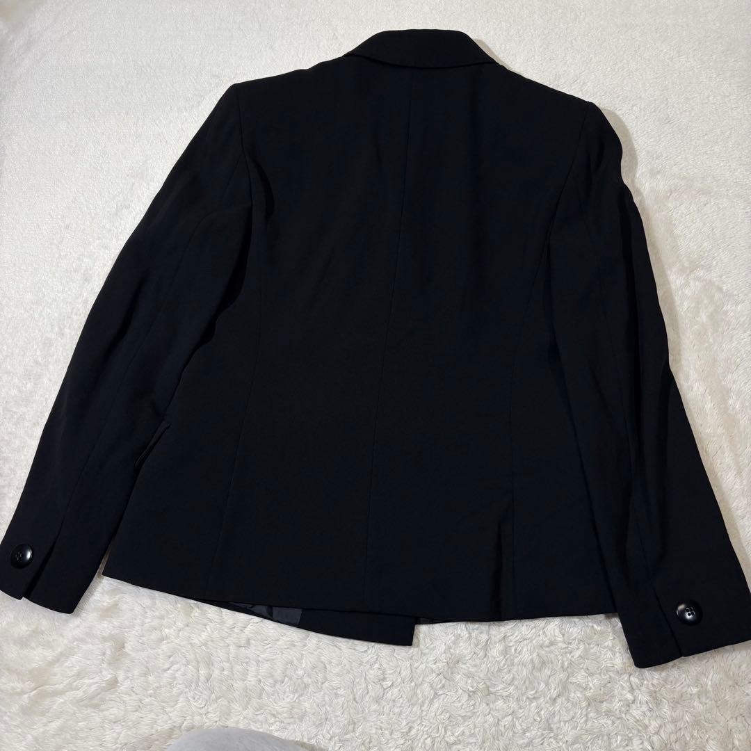 《美品》MaxMara 最高級白タグ ウール テーラードジャケット 黒 38