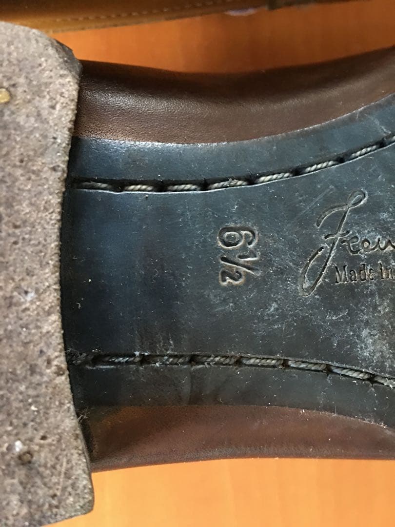 フランチェスコベニーニョのバティーヌ（手塗り染め）ローファー