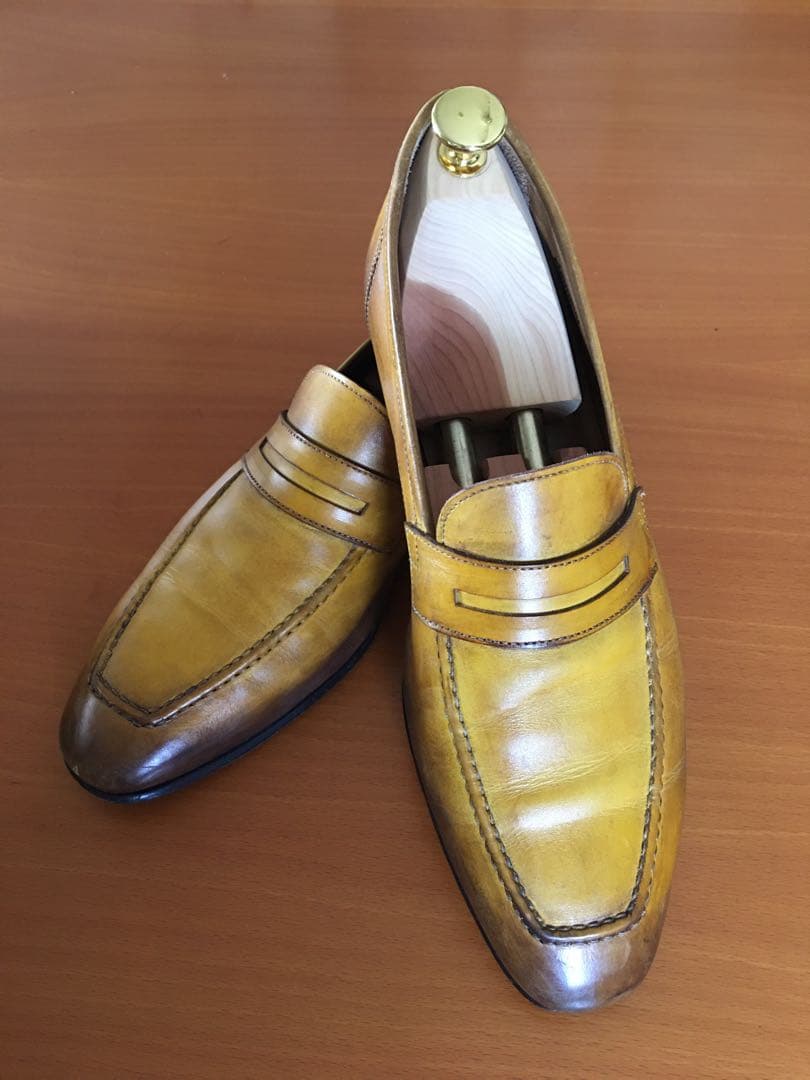 フランチェスコベニーニョのバティーヌ（手塗り染め）ローファー