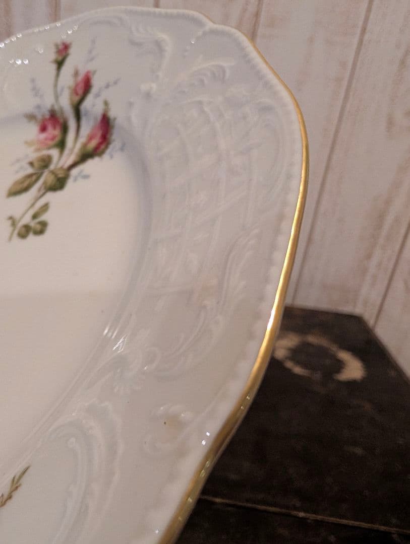 Rosenthal classic 花柄　メイン皿と中皿 セット