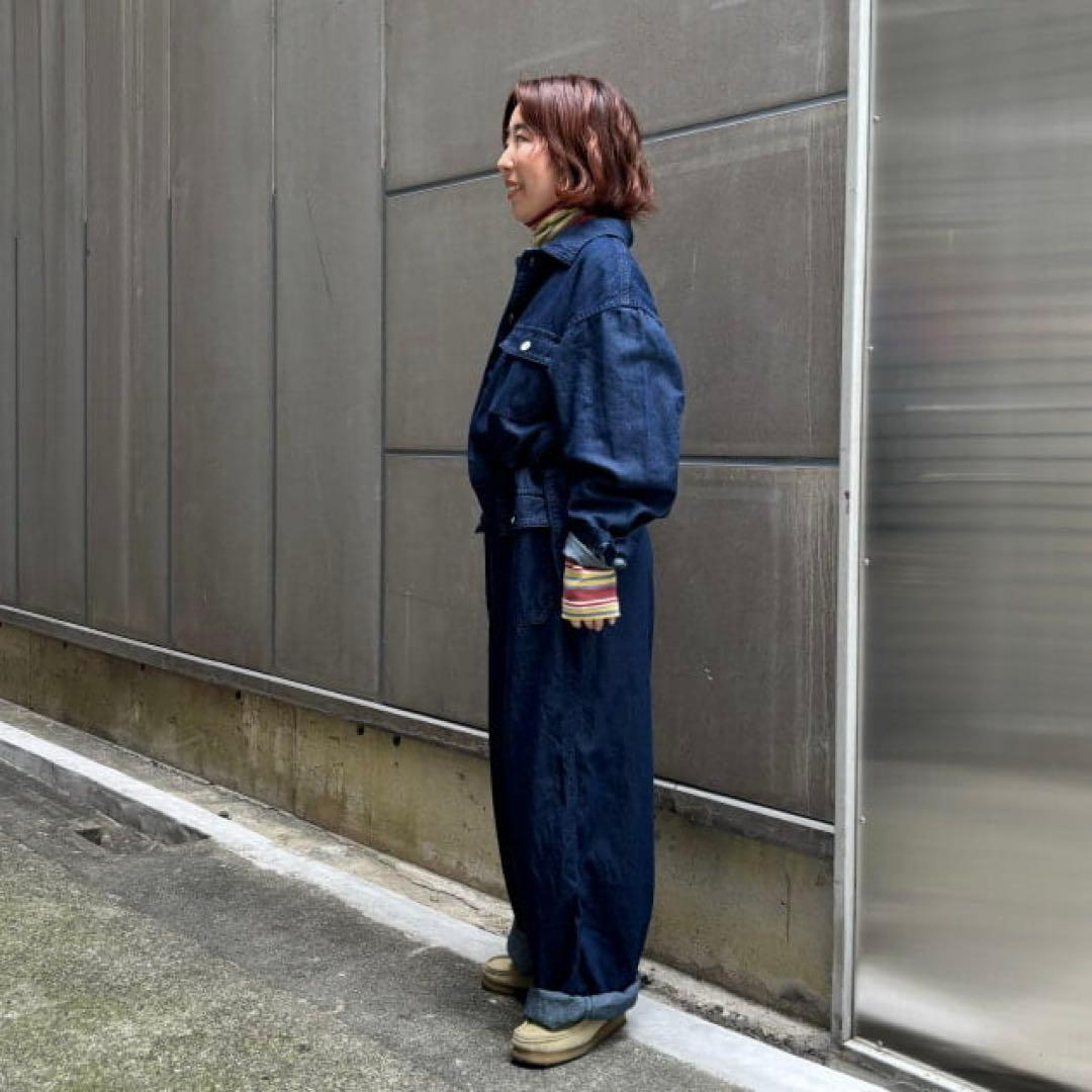 BEAMS BOY デニムミリタリーオールインワン