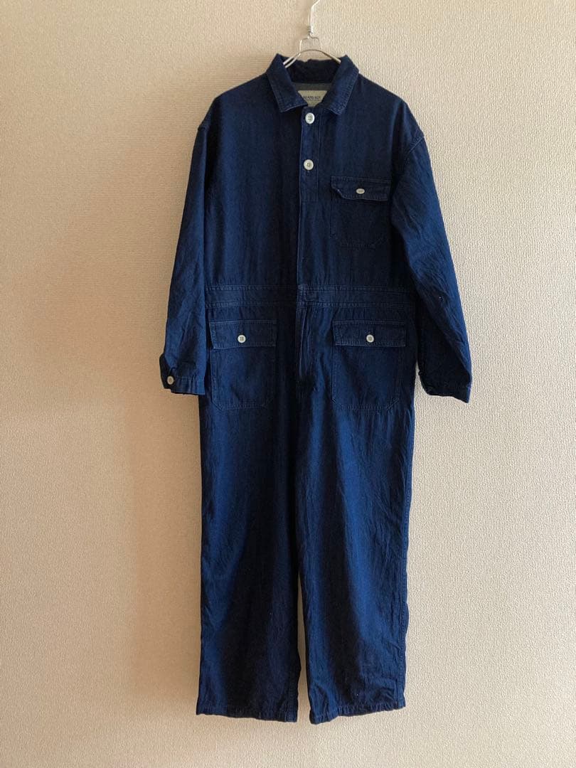 BEAMS BOY デニムミリタリーオールインワン