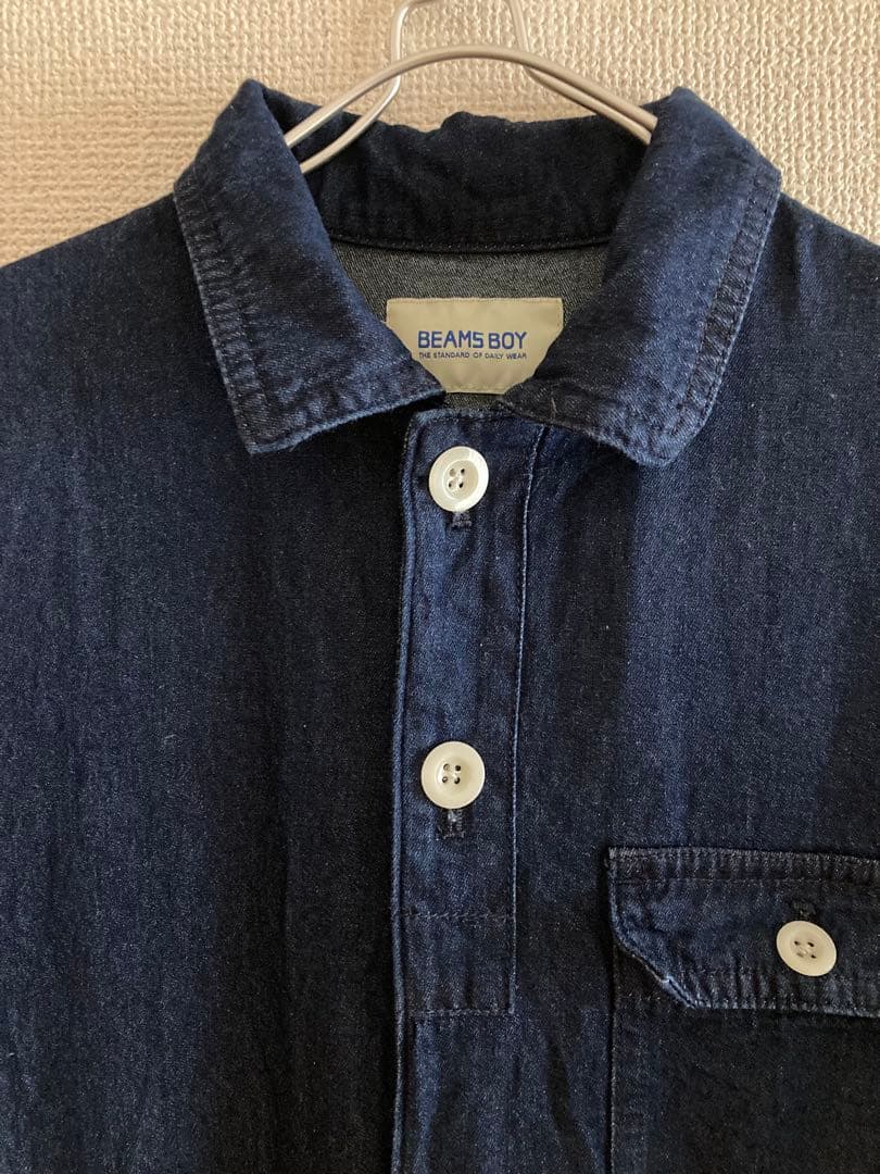 BEAMS BOY デニムミリタリーオールインワン