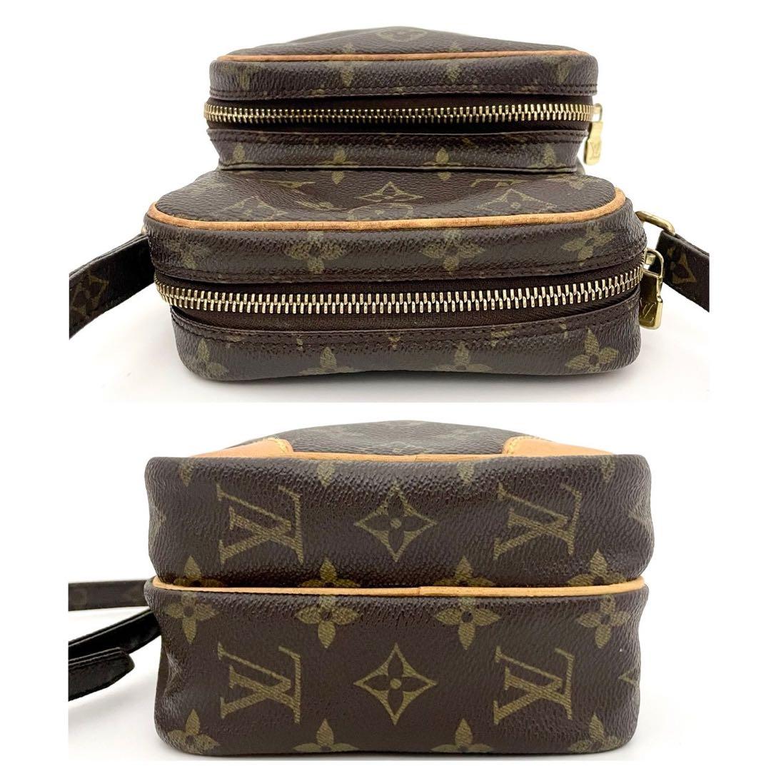 ルイヴィトン　アマゾン　ショルダーバック　ヌメ革　モノグラム