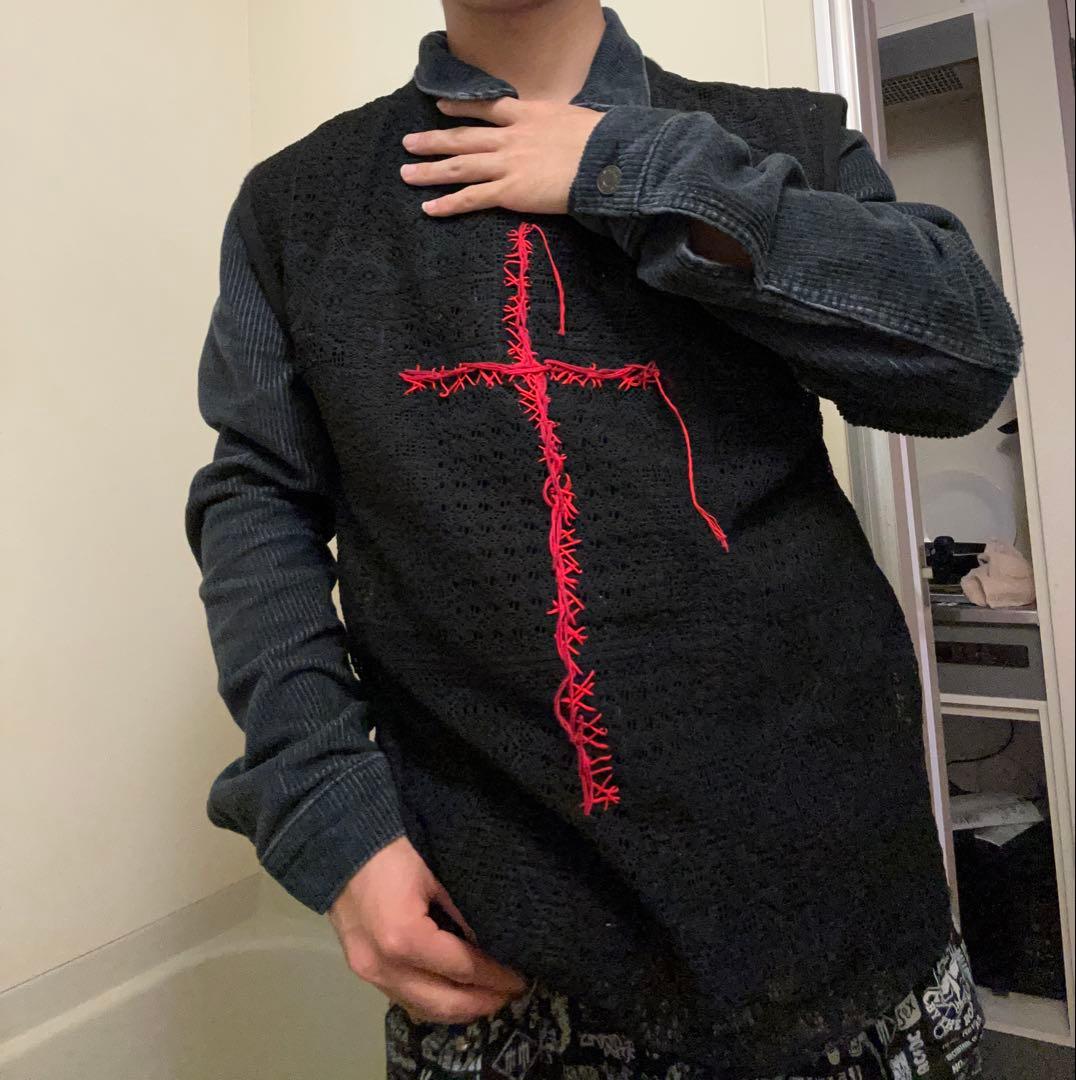 orimi 22ss 黒レースタンクトップ　size 2